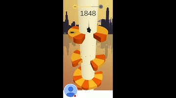 Helix Jump level 44  like a pro😎😎