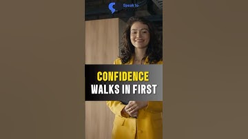 Confidence Shows Before You Speak