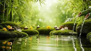 Soft Piano Music with Flowing Water 🌿 Fall Asleep Fast | Insomnia & Anxiety Relief