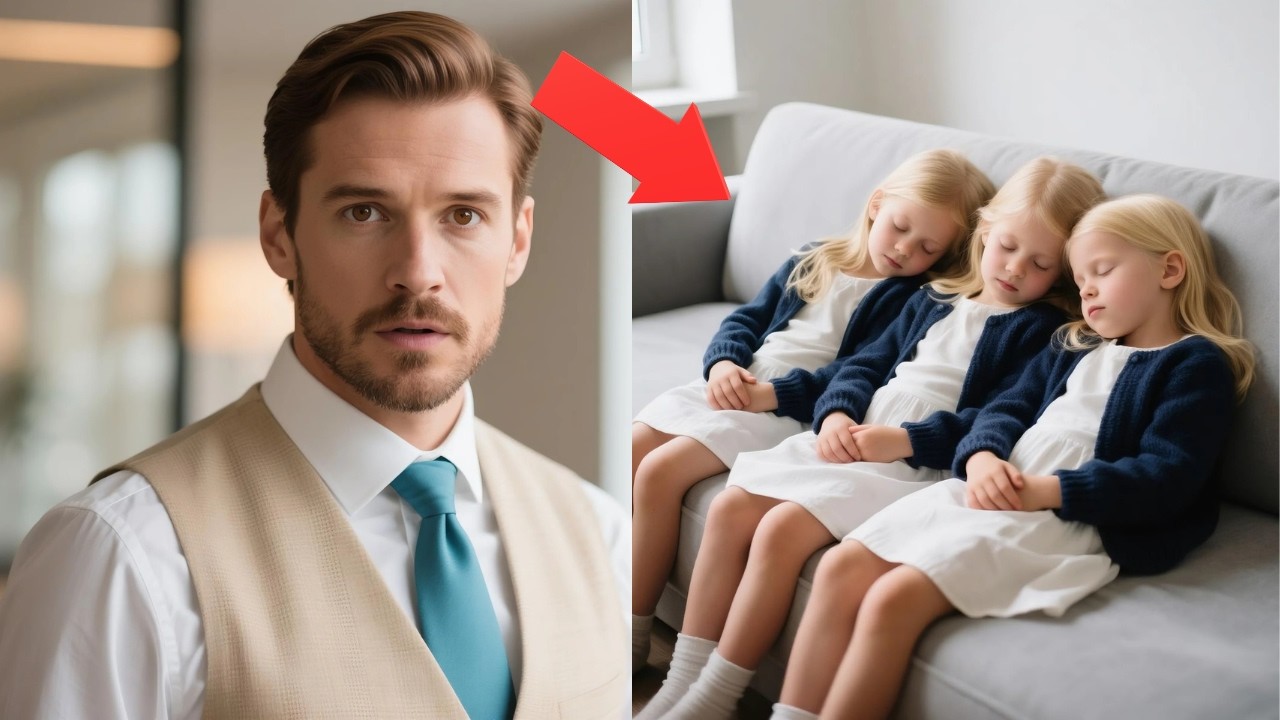 МИЛЛИОНЕР-ГЕНДИР СОБИРАЛСЯ УЙТИ С РАБОТЫ… НО УВИДЕЛ ТРЁХ МАЛЕНЬКИХ ДЕВОЧЕК, СПЯЩИХ В ВЕСТИБЮЛЕ…