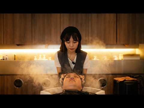 ✂️(ASMR) A Tokyo Haircut & Head Spa So Gentle You’ll Fall Asleep