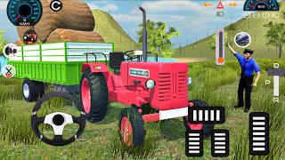 Real Tractor Games 2026 | Mahindra 4x4 Realistic Cargo Tractor Offroad Driving | Android GamePlay screenshot 3