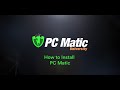 How to Install PC Matic