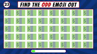 Find The ODD Emoji Out Challenge | Mind Bender Guess What It is By The Emoji | Find the Odd Emoji