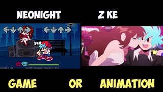 Heartbass but Everyone Sings it   Friday Night Funkin Animation z Ke vs Neonight