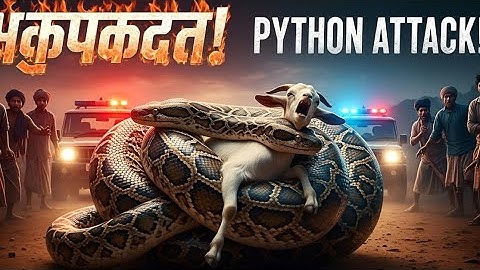 Heroic Rescue Team Battles Giant Python to Save a Helpless Goat 🐍