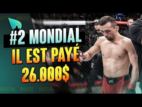 Numéro 2 à l'UFC, payé 26 000$