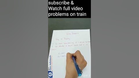 Problems on Train | solve in 2minutes