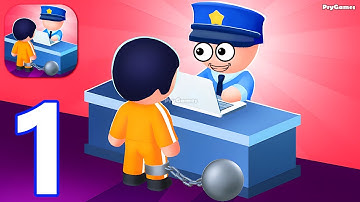 Police Station Idle - Gameplay Walkthrough Part 1 Tutorial Stickman Idle Police Prison Manager