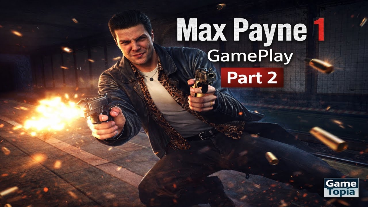 Max Payne 1 Gameplay Part 2 | Bullet-Time Madness Continues | Full HD PC Walkthrough | Game Topia