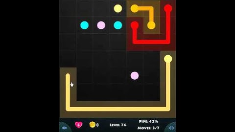 flow game facebook - green pack level 76 Connect the dots