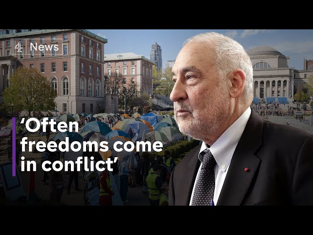 Economist Joseph Stiglitz on Pro-Palestine campus protests, Trump and rethinking freedom class=