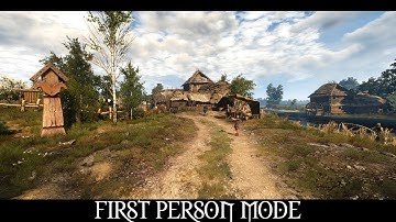 The Witcher 3: First Person Mode!!?? Gameplay