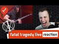 Dream Theater FIRST TIME Fatal Tragedy LIVE REACTION | Guitar Teacher Reacts