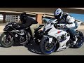 18 GSXR 1000 vs Kawasaki ZX10RR vs Yamaha R1M - Street Race