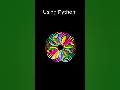superb graphics using Python turtle 🐍🐢 .#python #coding #htmlcss # ...