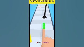 Dirty finger run 3D || level 7 Complete #shortsgameplay#gaming video#viral || 🤔
