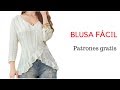 BLUSA CRUZADA/Cómo hacer/Paso a paso/Corte y confección/Confección