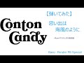 【弾いてみた】思い出は海風のように - Conton Candy (Bass)