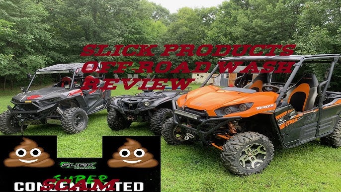 UTV DETAILING Slick Products Shine & Protectant Coating for Plastics,  Vinyl, ECT( polaris ace utv) 