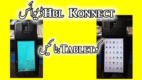 Hbl Konnect biomatric device covert to Andriod Tablet
