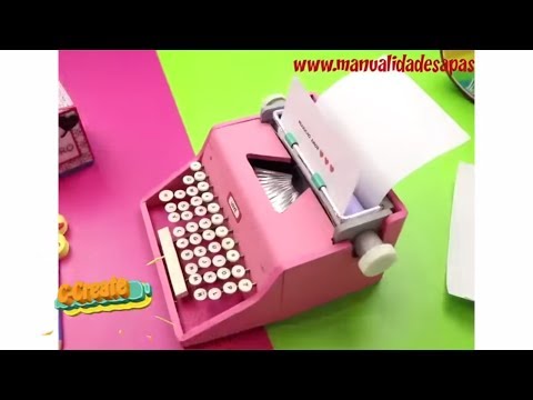 HOW TO MAKE TYPEWRITER MACHINE WITH MAGIC WRITER