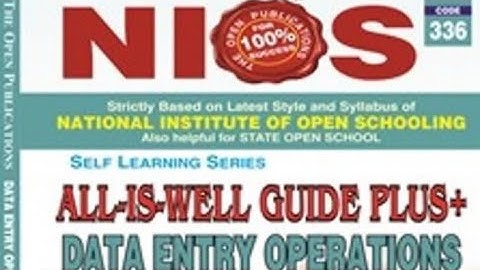 Mail Merge/Data Entry Operations/Chapter-5/NIOS CODE 336/Beltron DEO /Bihar Data Entry Operator