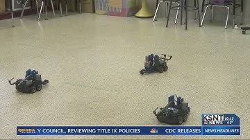 Local students learn problem solving skills through robotics