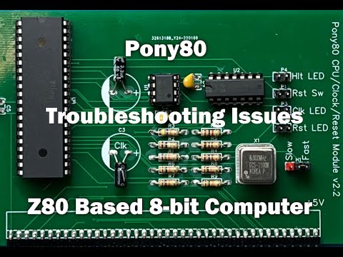 Pony80 - Troubleshooting issues - My Z80 Homebrew Computer