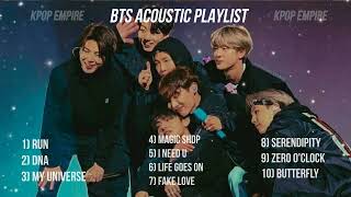 BTS ACOUSTIC PLAYLIST