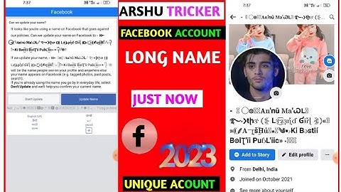 How to make Long Unique name facebook account Create Symbol Aseept 100% |फेसबुक अकाउंट बनाए 2023