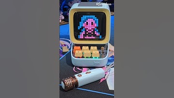 Unboxing my Divoom DitooMic Pixel Art Speaker! 💙  #unboxing #divoom #speaker #cute #blue