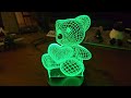 3D Cartoon Net Bear LED Night Light