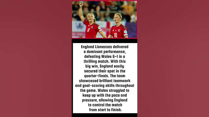England Lionesses 6-1 Wales LIVE: England cruise into quarter-finals
