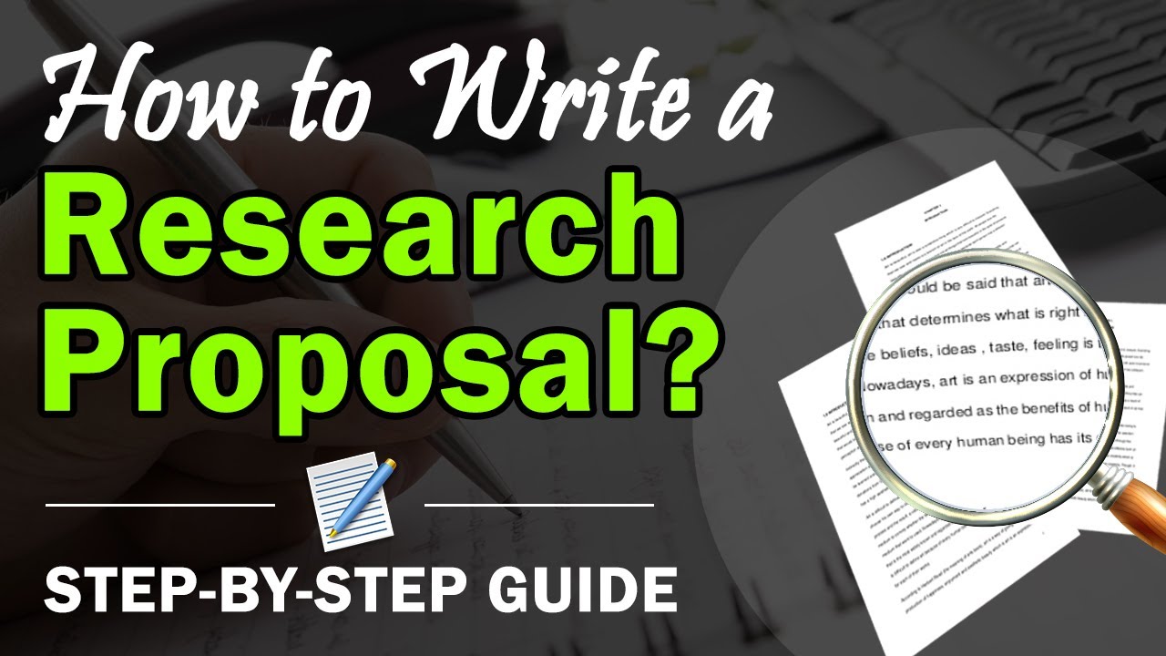 a short definition of research proposal