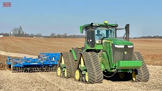 JOHN DEERE 9RX 640 Wide Track Working on Fall Tillage