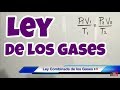 Ley combinada de los gases ideales (ejercicios resueltos)