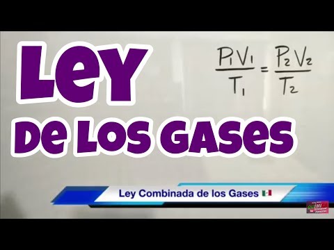 Ley combinada de los gases ideales (ejercicios resueltos)