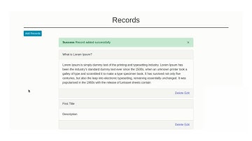 Codeigniter Crud Tutorial