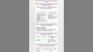 UPPCL Assistant Accountant AA Recruitment 2022