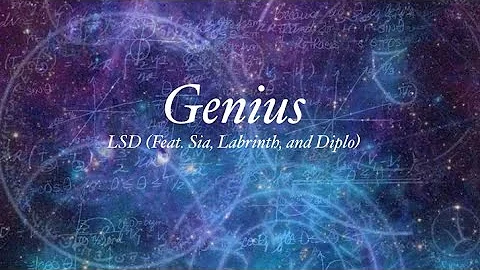 Genius (Clean Version Edit) - LSD (Feat. Sia, Labrinth, and Diplo