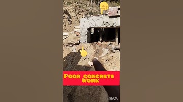 Construction mistake during column concrete#construction