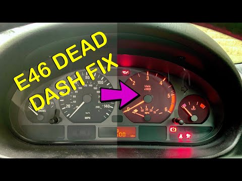 BMW E46 Dash Fault Easy Fix/E46 Instrument Cluster Reset