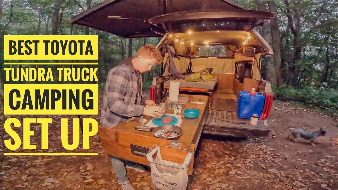 THE BEST TRUCK CAMPING SET UP Blue Ridge Mountain Camp in the Clouds