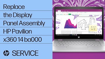 Replace the Display Panel Assembly | HP Pavilion x360 14 ba000 | HP