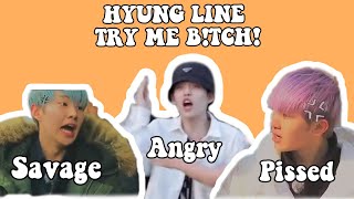 Seventeen hyung line being savage