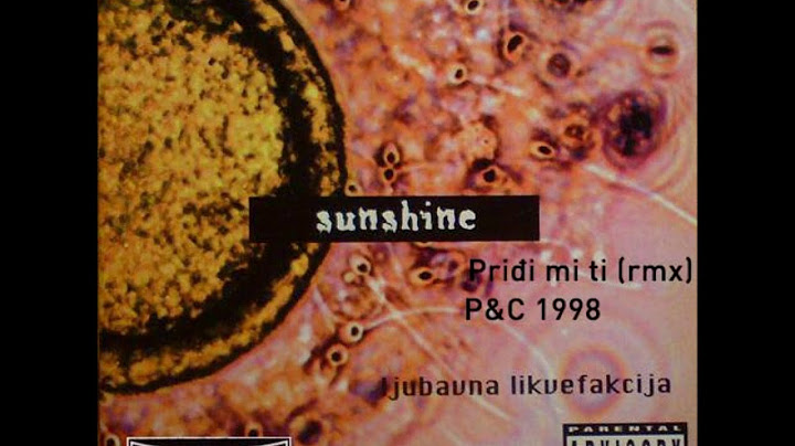 Sunshine - Pridji Mi Ti rmx (Official Audio)