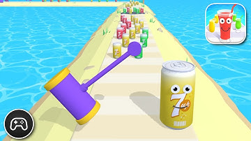 Juice Run - Gameplay Walkthrough Part 40 - Puzzle Color Game Levels 200-203 (iOS, Android)