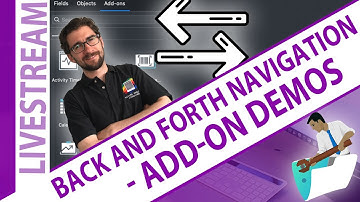 FileMaker Add-on Demos: Back and Forward Navigation / Navigation Card Menu