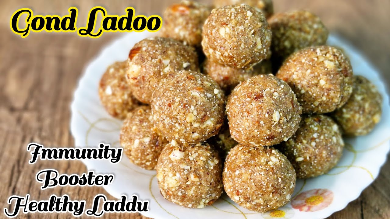 Gond Laddu | Gond Ladoo | Winter Gond Laddu | How To Make Gond Laddu | Sugar Free Gond Ladoo #ladoo 